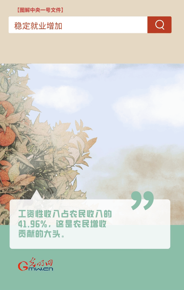 【圖解中央一號文件】“動”漫海報丨今年如何讓農民的“錢袋子”鼓起來？