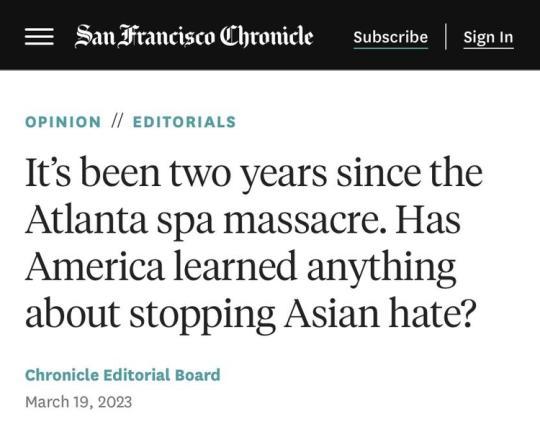 【透視】美國根本不知道反省!美媒:反亞裔的仇恨并沒有減弱