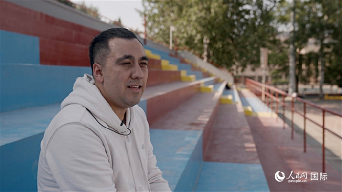 土庫曼斯坦留學生若賀曼。人民網 張文捷攝