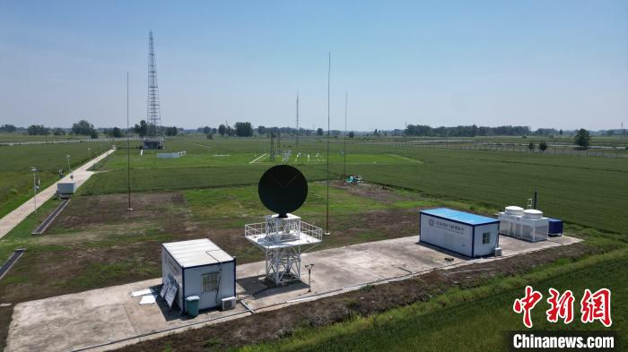 航拍壽縣國家氣候觀測臺?！∽Ａ?攝