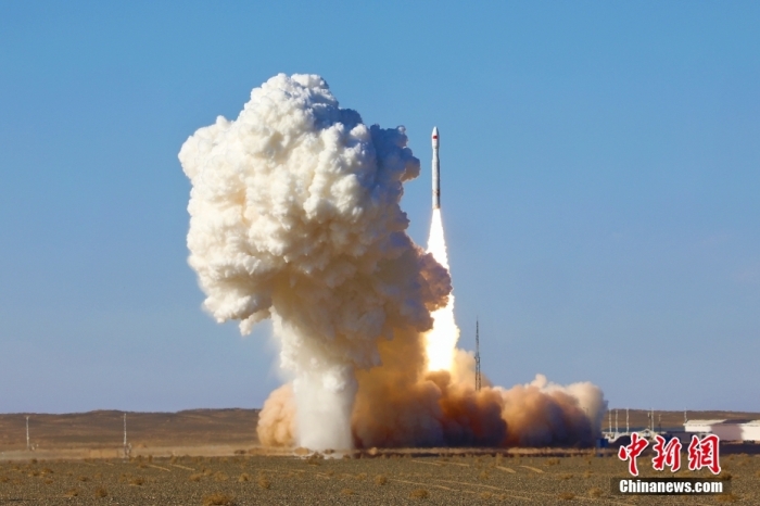 圖為發射現場。 王海霞 攝