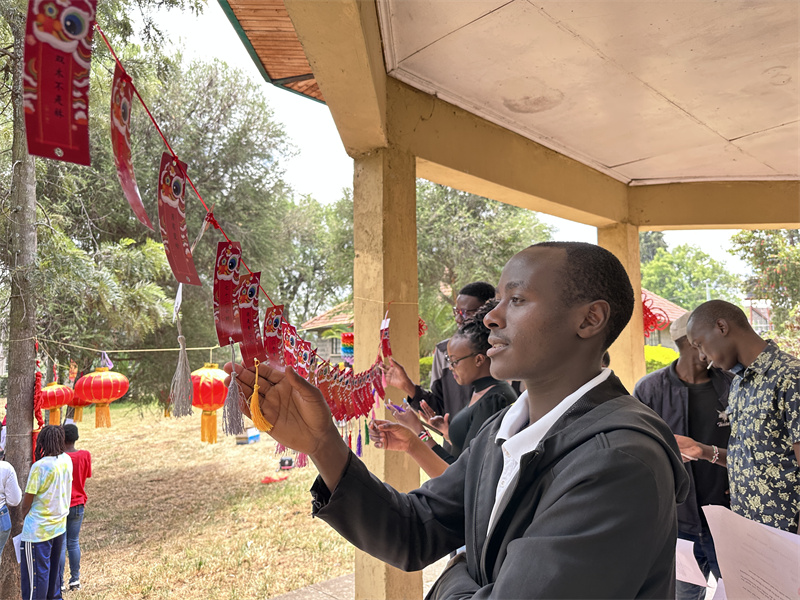 活動現(xiàn)場。肯尼亞埃格頓大學(xué)孔子學(xué)院供圖