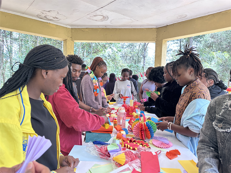 活動現(xiàn)場。肯尼亞埃格頓大學(xué)孔子學(xué)院供圖
