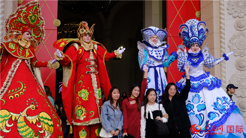 北京展覽館舉辦首屆俄羅斯“謝肉節”慶祝活動。人民網 褚夢琦攝