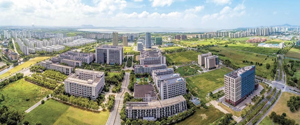 航拍產業園區一角。無錫高新區管委會供圖