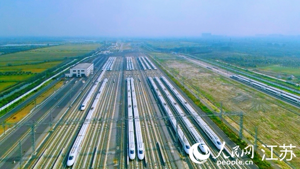 南京動車段南通動車所。人民網記者 王繼亮攝