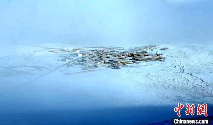 圖為普瑪江塘鄉冬季村景。　浪卡子縣網信辦供圖