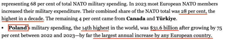 “美式拱火”持續 北約成員國成軍費增長大戶