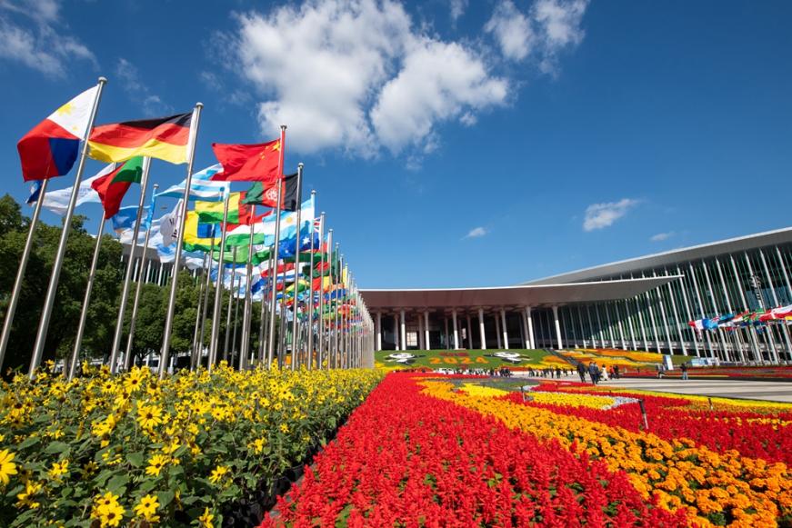 第七屆中國國際進口博覽會會場。人民網記者 翁奇羽攝