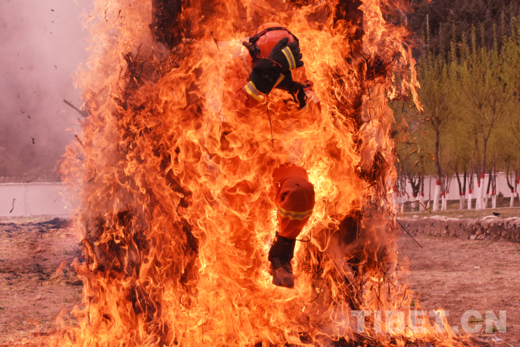 9 張強攝        中隊開展穿越火廊實戰訓練.jpg