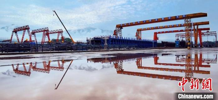 成蘭鐵路高原段T梁發運全部完成。 中鐵八局 供圖