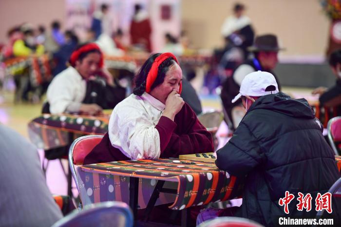 圖為比賽現場。 貢嘎來松 攝